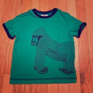 Hanna Andersson gorilla tee 110 GUC